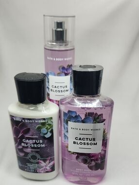 Bath & Body Works Sale Cactus Blossom Bath & Body Set 3 Piece New